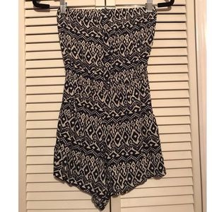 Tribal print romper
